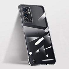 OnePlus 9RT 5G用ハードカバー クリスタル クリア透明 フレームレス OnePlus ブラック