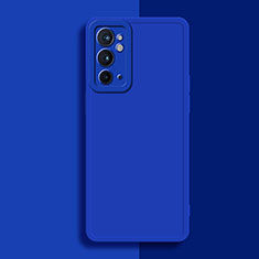 OnePlus 9RT 5G用360度 フルカバー極薄ソフトケース シリコンケース 耐衝撃 全面保護 バンパー YK2 OnePlus ネイビー