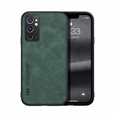 OnePlus 9RT 5G用ケース 高級感 手触り良いレザー柄 DY1 OnePlus グリーン