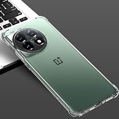 OnePlus Ace 2 Pro 5G用極薄ソフトケース シリコンケース 耐衝撃 全面保護 クリア透明 T04 OnePlus クリア