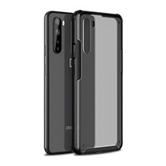 OnePlus Nord用ハイブリットバンパーケース プラスチック 兼シリコーン カバー OnePlus ブラック