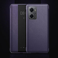 OnePlus Nord N300 5G用手帳型 レザーケース スタンド カバー L01 OnePlus パープル