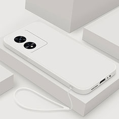 Oppo A1 5G用360度 フルカバー極薄ソフトケース シリコンケース 耐衝撃 全面保護 バンパー S02 Oppo ホワイト