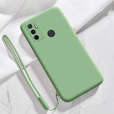 Oppo A11s用360度 フルカバー極薄ソフトケース シリコンケース 耐衝撃 全面保護 バンパー Oppo グリーン