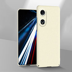 Oppo A18用ハードケース プラスチック 質感もマット カバー YK1 Oppo ホワイト