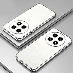 Oppo A2 Pro 5G用極薄ソフトケース シリコンケース 耐衝撃 全面保護 クリア透明 SY1 Oppo シルバー