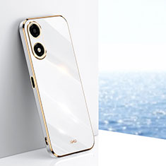 Oppo A2x 5G用極薄ソフトケース シリコンケース 耐衝撃 全面保護 XL1 Oppo ホワイト