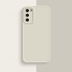 Oppo A53s 5G用360度 フルカバー極薄ソフトケース シリコンケース 耐衝撃 全面保護 バンパー S01 Oppo ホワイト