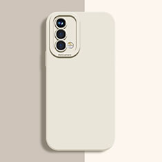 Oppo A74 5G用360度 フルカバー極薄ソフトケース シリコンケース 耐衝撃 全面保護 バンパー S02 Oppo ホワイト