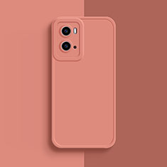 Oppo A76用360度 フルカバー極薄ソフトケース シリコンケース 耐衝撃 全面保護 バンパー S01 Oppo ピンク