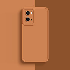 Oppo A76用360度 フルカバー極薄ソフトケース シリコンケース 耐衝撃 全面保護 バンパー S01 Oppo オレンジ