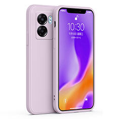 Oppo A77 5G用360度 フルカバー極薄ソフトケース シリコンケース 耐衝撃 全面保護 バンパー S01 Oppo ラベンダー