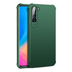 Oppo A91用360度 フルカバー極薄ソフトケース シリコンケース 耐衝撃 全面保護 バンパー C01 Oppo グリーン