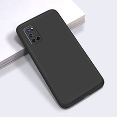 Oppo A92用360度 フルカバー極薄ソフトケース シリコンケース 耐衝撃 全面保護 バンパー C01 Oppo ブラック