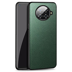 Oppo Ace2用ケース 高級感 手触り良いレザー柄 R02 Oppo グリーン