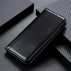 Oppo F15用手帳型 レザーケース スタンド カバー T06 Oppo ブラック
