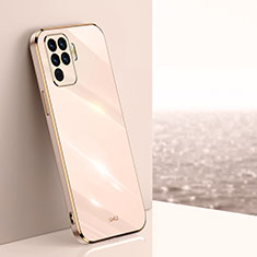 Oppo F19 Pro用極薄ソフトケース シリコンケース 耐衝撃 全面保護 XL1 Oppo ゴールド