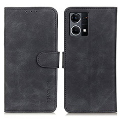 Oppo F21 Pro 4G用手帳型 レザーケース スタンド カバー K09Z Oppo ブラック