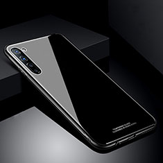 Oppo Find X2 Lite用ハイブリットバンパーケース プラスチック 鏡面 カバー T01 Oppo ブラック