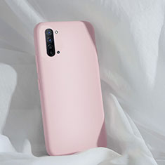 Oppo Find X2 Lite用360度 フルカバー極薄ソフトケース シリコンケース 耐衝撃 全面保護 バンパー Oppo ピンク