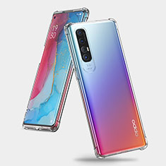 Oppo Find X2 Neo用極薄ソフトケース シリコンケース 耐衝撃 全面保護 クリア透明 カバー Oppo クリア