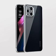 Oppo Find X3 Pro 5G用ハードカバー クリスタル クリア透明 H01 Oppo クリア