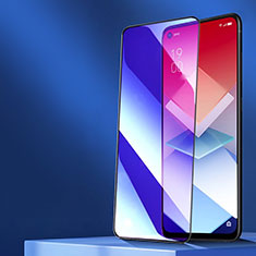 Oppo Find X3 Pro 5G用強化ガラス フル液晶保護フィルム アンチグレア ブルーライト Oppo ブラック