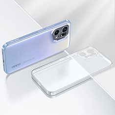 Oppo Find X5 Pro 5G用極薄ソフトケース シリコンケース 耐衝撃 全面保護 クリア透明 H03 Oppo クリア