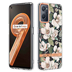 Oppo K10 4G用シリコンケース ソフトタッチラバー バタフライ パターン カバー Y06B Oppo ホワイト