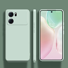 Oppo K10 5G用360度 フルカバー極薄ソフトケース シリコンケース 耐衝撃 全面保護 バンパー S01 Oppo ライトグリーン