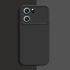 Oppo K10 5G用360度 フルカバー極薄ソフトケース シリコンケース 耐衝撃 全面保護 バンパー S06 Oppo ブラック