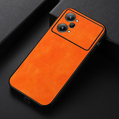 Oppo K10 Pro 5G用ケース 高級感 手触り良いレザー柄 B06H Oppo オレンジ