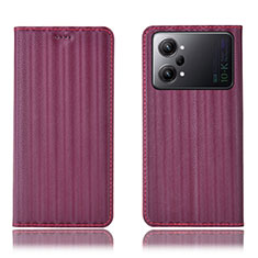 Oppo K10 Pro 5G用手帳型 レザーケース スタンド カバー H23P Oppo ワインレッド