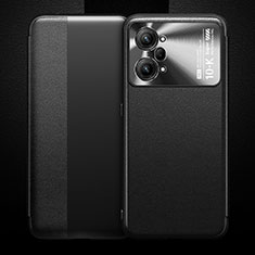 Oppo K10 Pro 5G用手帳型 レザーケース スタンド カバー Oppo ブラック