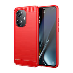 Oppo K11 5G用シリコンケース ソフトタッチラバー ライン カバー MF1 Oppo レッド