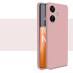 Oppo K11 5G用360度 フルカバー極薄ソフトケース シリコンケース 耐衝撃 全面保護 バンパー YK1 Oppo ピンク