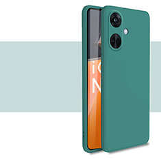 Oppo K11 5G用360度 フルカバー極薄ソフトケース シリコンケース 耐衝撃 全面保護 バンパー YK1 Oppo グリーン