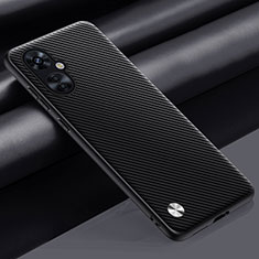 Oppo K11 5G用ケース 高級感 手触り良いレザー柄 S02 Oppo ダークグレー