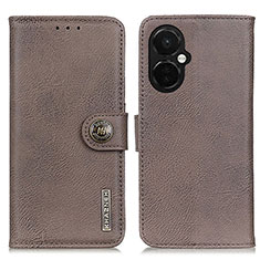 Oppo K11x 5G用手帳型 レザーケース スタンド カバー K02Z Oppo グレー