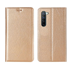 Oppo K7 5G用手帳型 レザーケース スタンド カバー L03 Oppo ゴールド