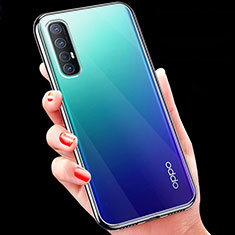 Oppo K7 5G用極薄ソフトケース シリコンケース 耐衝撃 全面保護 クリア透明 T02 Oppo クリア