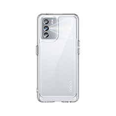 Oppo K9 Pro 5G用ハイブリットバンパーケース クリア透明 プラスチック カバー J01S Oppo クリア