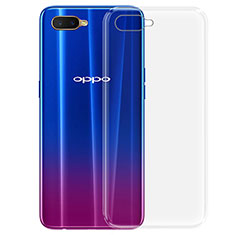 Oppo R15X用極薄ソフトケース シリコンケース 耐衝撃 全面保護 クリア透明 Z03 Oppo クリア