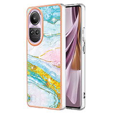 Oppo Reno10 5G用シリコンケース ソフトタッチラバー バタフライ パターン カバー YB5 Oppo カラフル