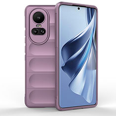 Oppo Reno10 Pro 5G用シリコンケース ソフトタッチラバー ライン カバー KC1 Oppo グレー