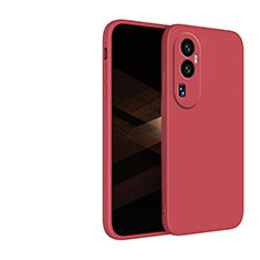 Oppo Reno10 Pro+ Plus 5G用360度 フルカバー極薄ソフトケース シリコンケース 耐衝撃 全面保護 バンパー YK1 Oppo レッド