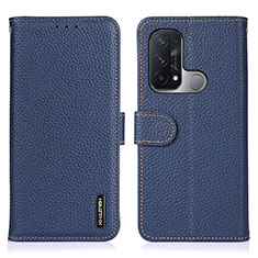 Oppo Reno5 A用手帳型 レザーケース スタンド カバー B01H Oppo ネイビー