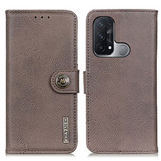 Oppo Reno5 A用手帳型 レザーケース スタンド カバー K02Z Oppo グレー