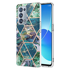 Oppo Reno6 Pro 5G用シリコンケース ソフトタッチラバー バタフライ パターン カバー Y01B Oppo モスグリー