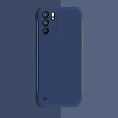 Oppo Reno6 Pro 5G India用ハードケース プラスチック 質感もマット カバー YK4 Oppo ネイビー